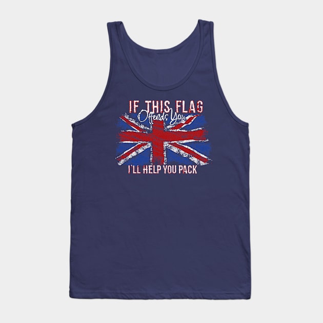 Union Jack Tank Top by SpottydoggCreatives